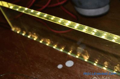 LED осветителните рафтове го правят сами