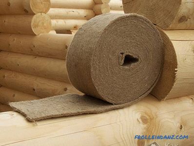 Уплътняване на шевове в дървени къщи