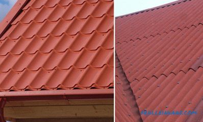 Какво е по-добър метал или ондулин за покрива на частна къща