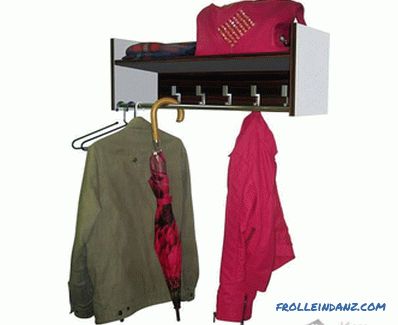 Стена закачалка със собствените си ръце - как да се направи закачалка за дрехи в коридора на дърво (+ снимки) \ t