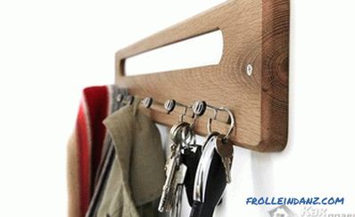 Стена закачалка със собствените си ръце - как да се направи закачалка за дрехи в коридора на дърво (+ снимки) \ t