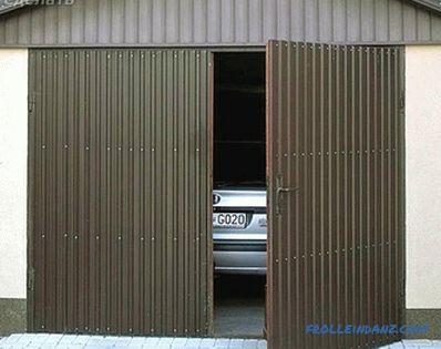 Самостоятелни гаражни врати - монтаж на гаражни врати