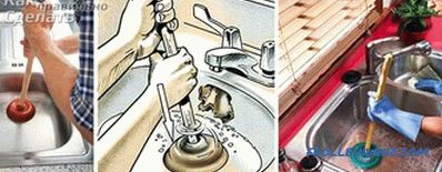 Как да почистите мивката от запушване