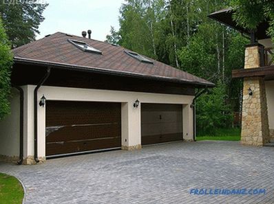 Покривът на гаража със собствените си ръце - как да се направи odnopatnuyu, фронтон