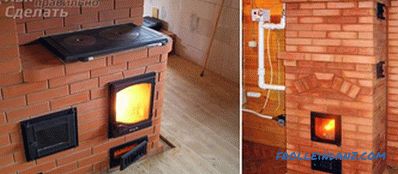Отоплението на дървена къща се прави сами