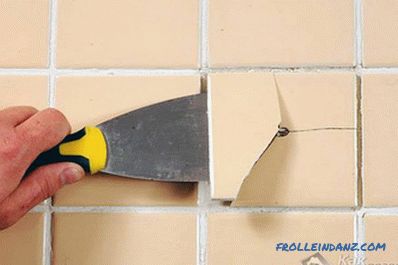Как да премахнете плочки от стената