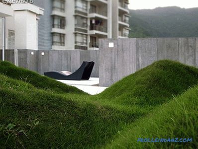 Геопластика в ландшафтен дизайн - производство на изкуствени хълмове (+ снимки)