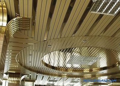 Алуминиев таван DIY - монтаж на решетъчни тавани