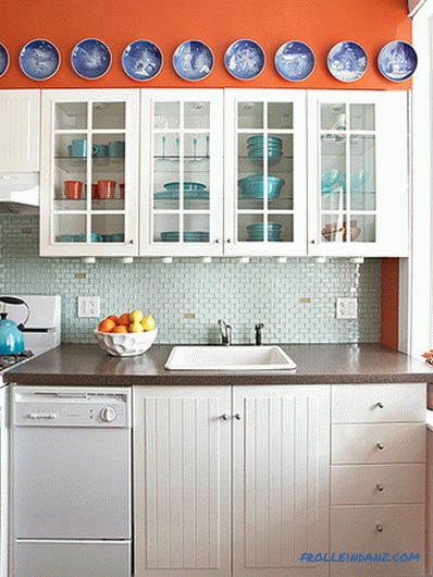 Как да направите цветова комбинация в интериора на кухнята + 21 снимка проба