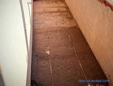Как да изравним пода на балкона