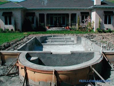 Бетонен басейн - бетонен басейн + снимка