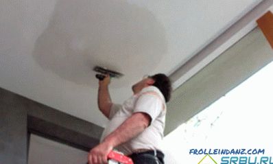 Намазване на тавана със собствените си ръце - инструкции стъпка по стъпка и практически съвети + Видео