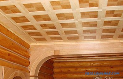 Дървен таван прави сам - производство и дизайн (+ снимки)