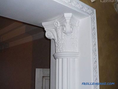 Декоративни колони в интериора - употреба