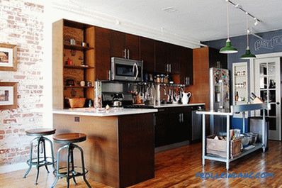 Кухня в мансарден стил - 100 идеи за интериор със снимки