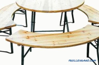Направи си пикник маса (сгъване): производствена процедура