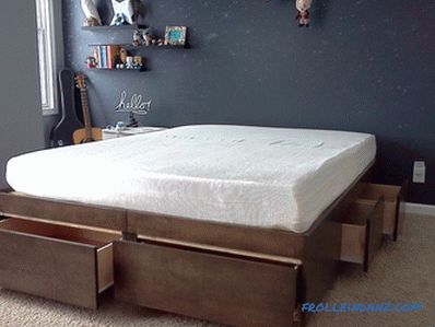 Как да си направите подиум на легло, направете го сами стъпка по стъпка + Снимка