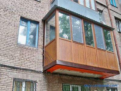 Ремонт на балкона със собствените си ръце - в панел къща, в Хрушчов + снимка
