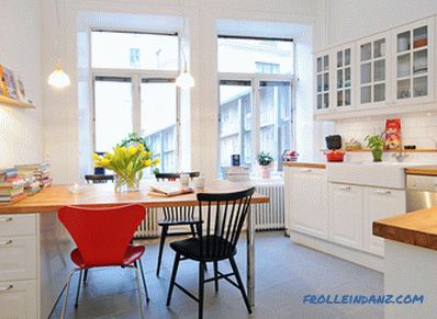 Кухня в скандинавски стил - как да създадете интериорен дизайн, 70 идеи за снимки