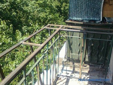 Подготовка на балкона за остъкляване - предварителни работи по остъкляването на балкона