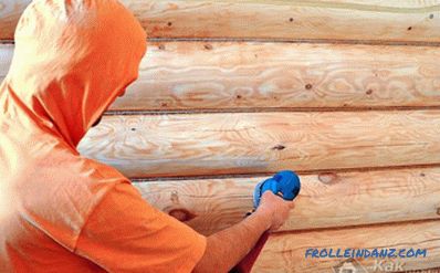 Как да нарисуваме дървена къща навън